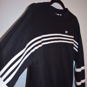 Adidas Loose Fit Sweatshirt with Drawcord Waist